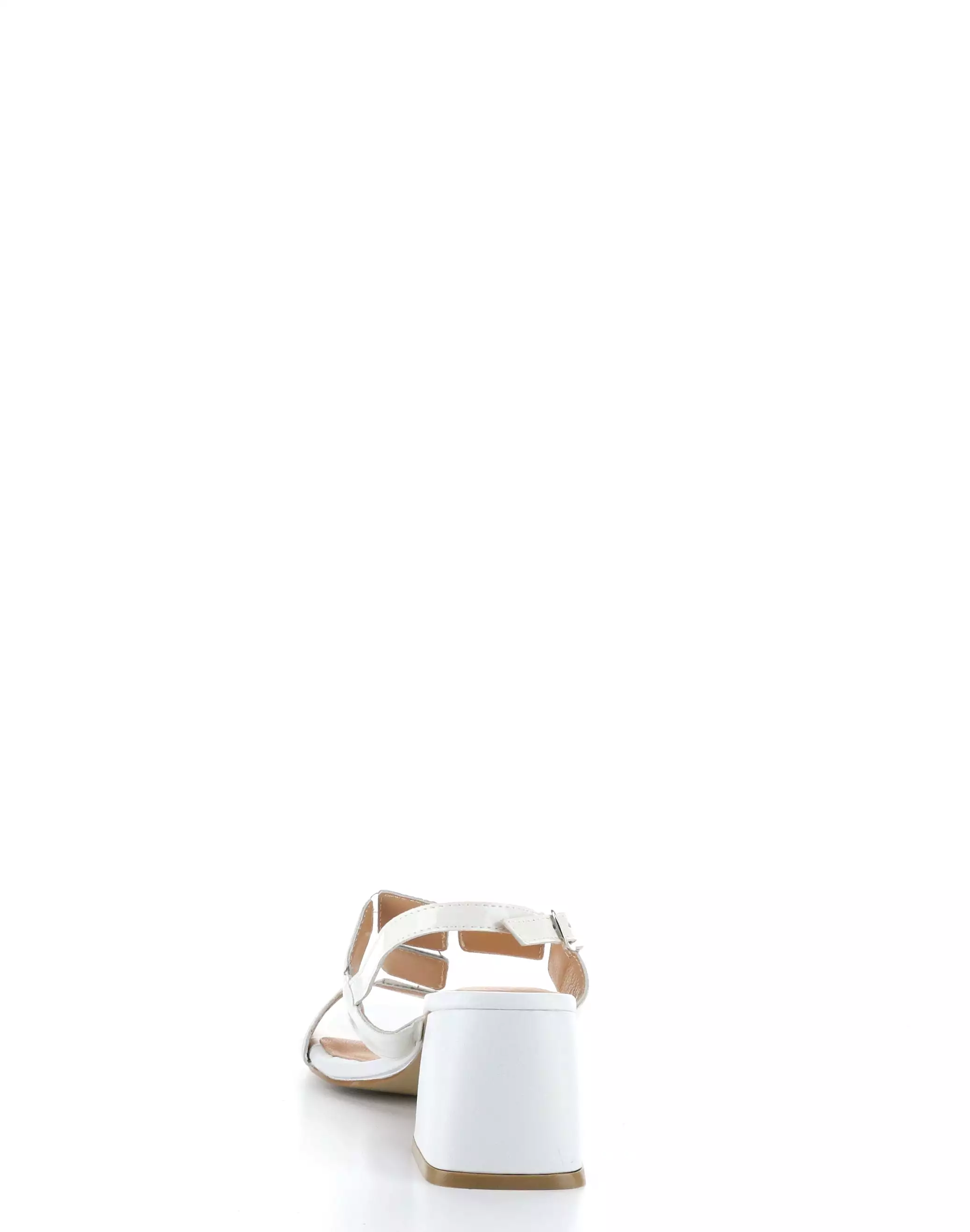 GLOW WHITE Buckle Sandals