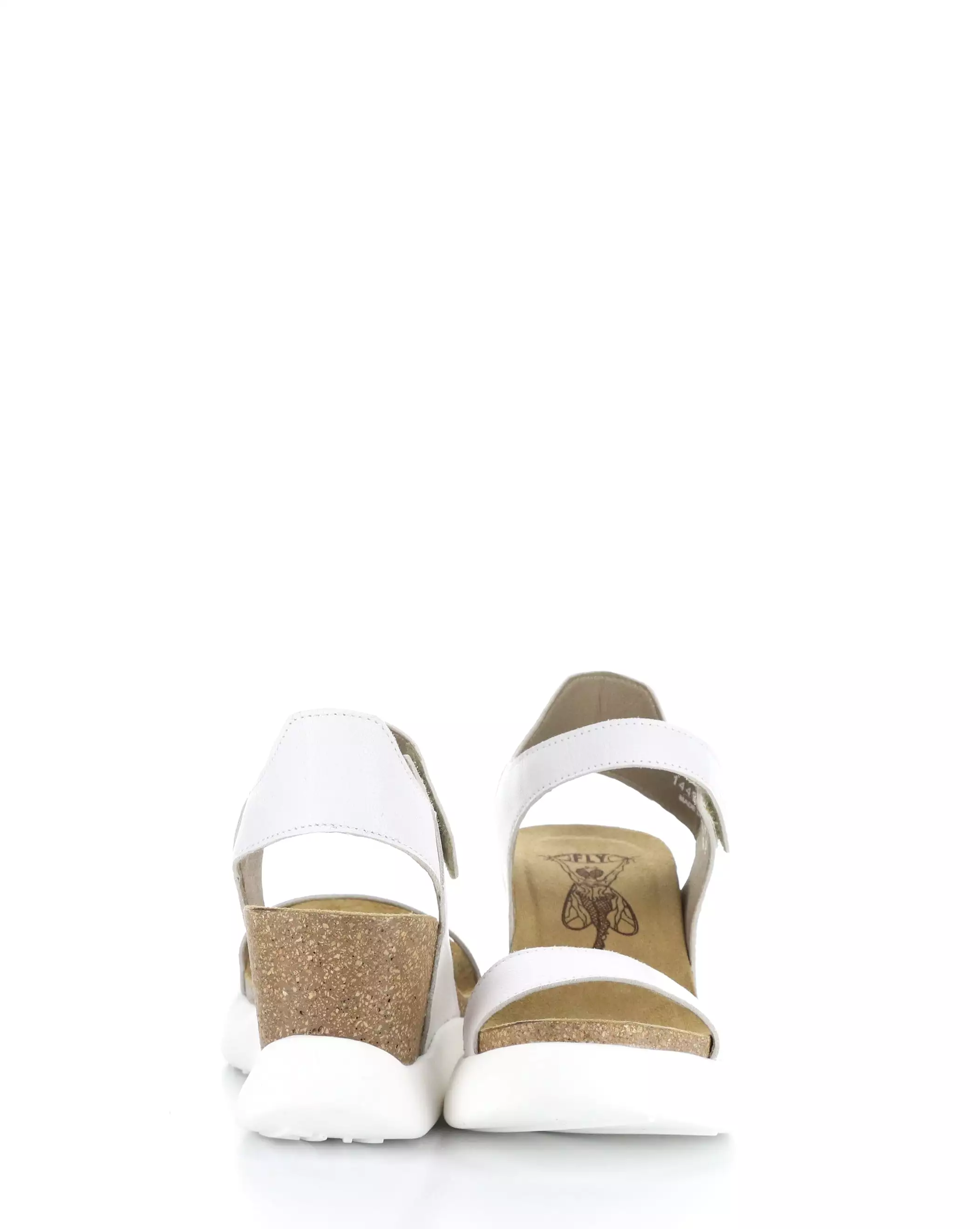 GOGO967FLY 004 WHITE Velcro Sandals