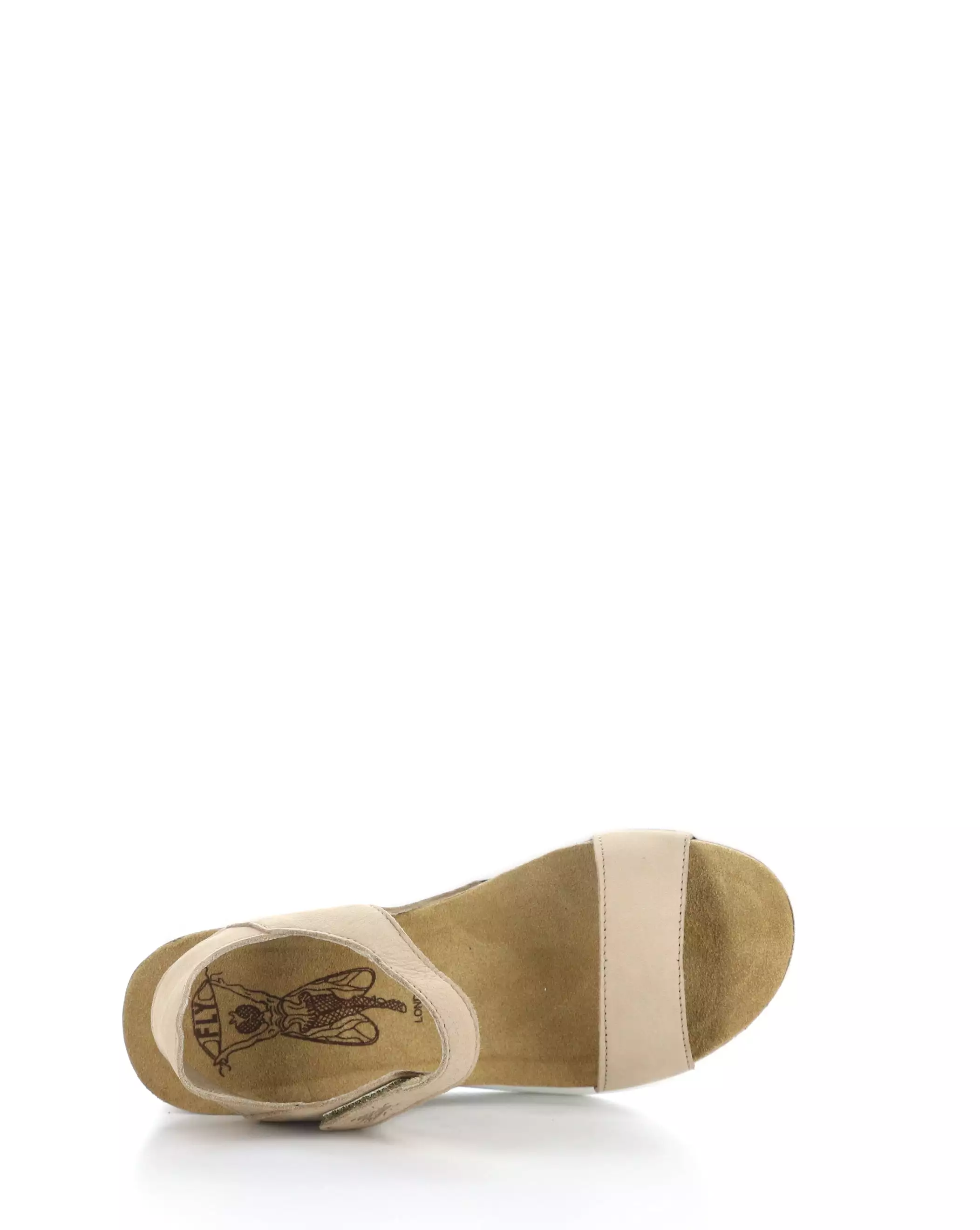 GOGO967FLY 005 TAUPE Velcro Sandals