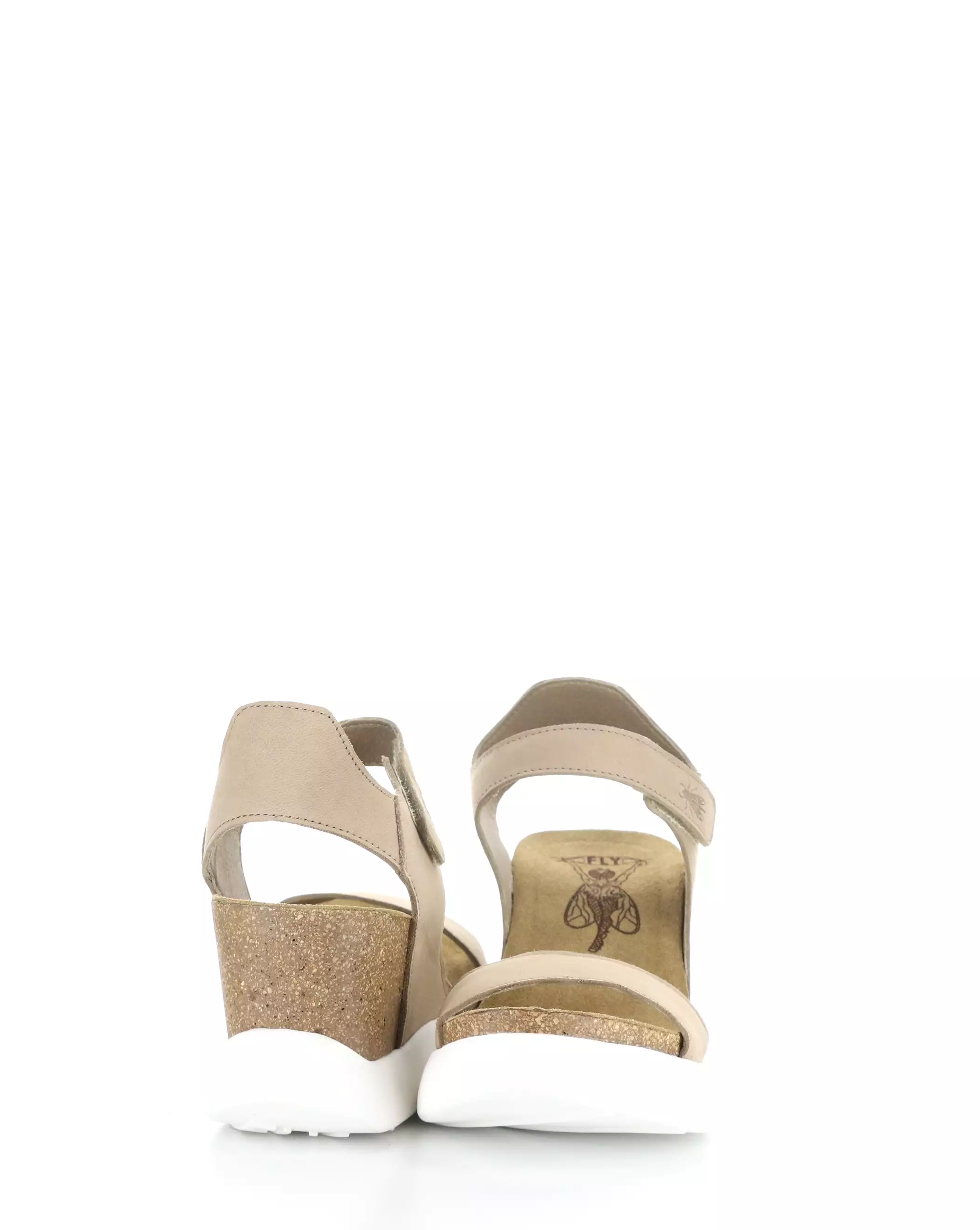 GOGO967FLY 005 TAUPE Velcro Sandals