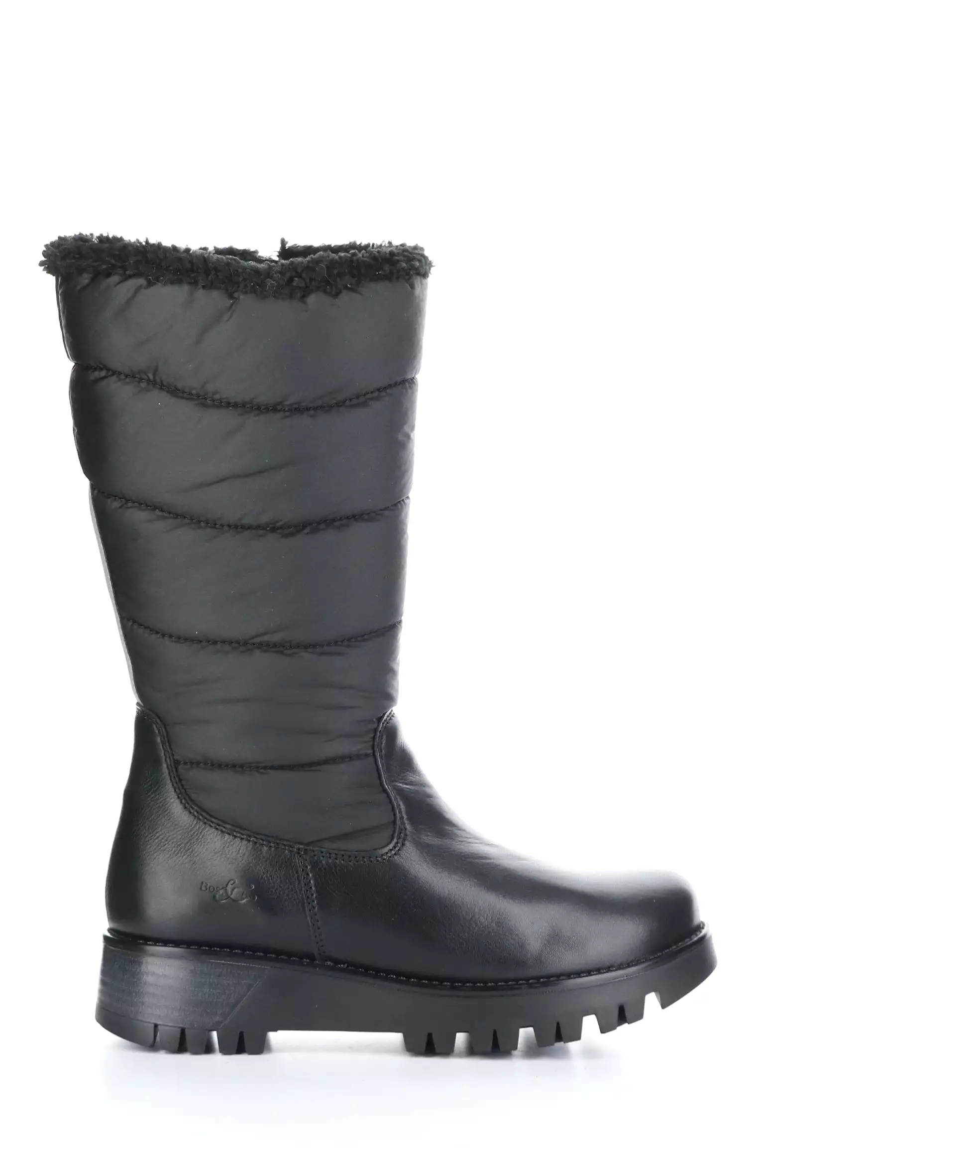 GRACEN PRIMA BLACK Round Toe Boots