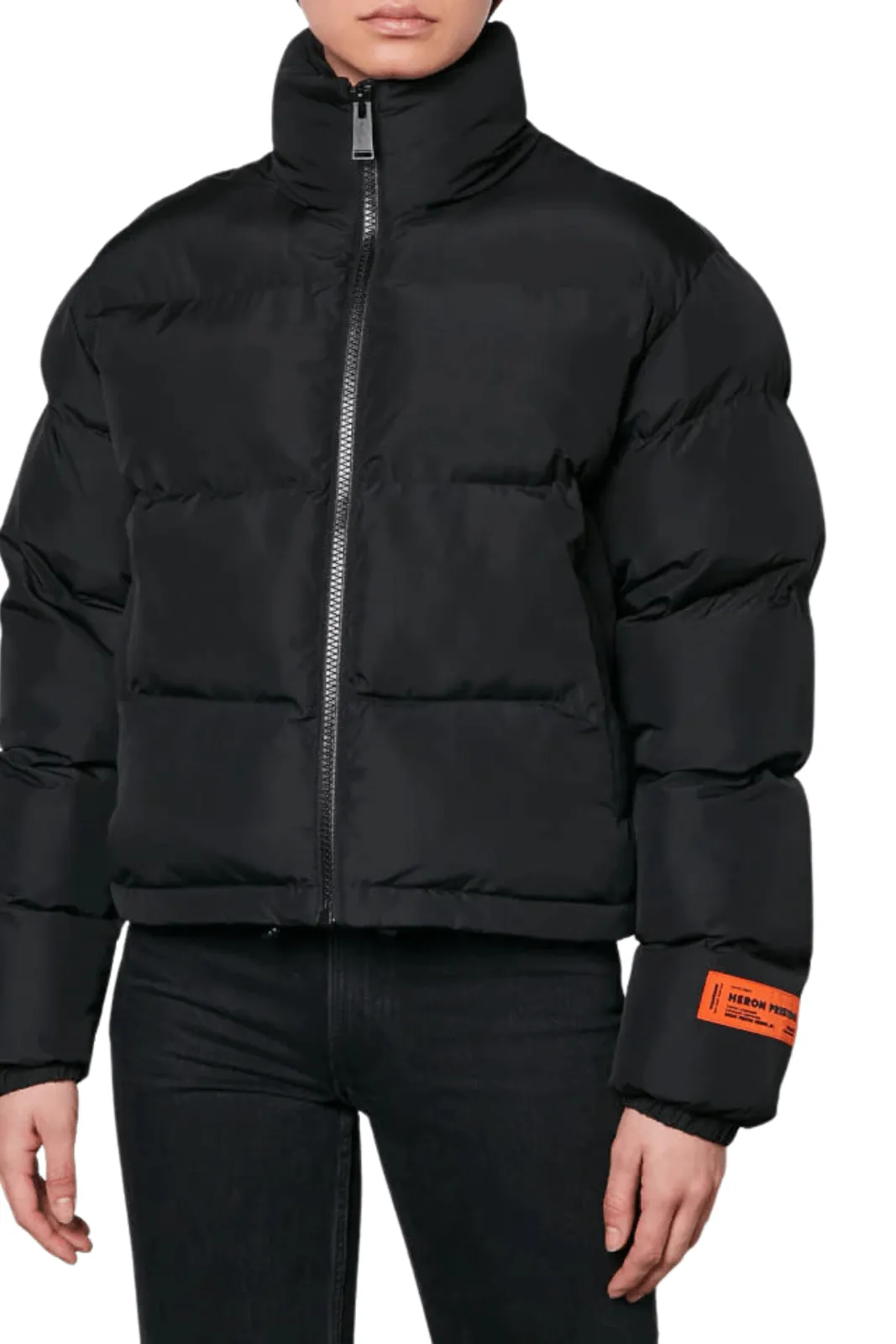 Heron Preston Shell Puffer Black Jacket