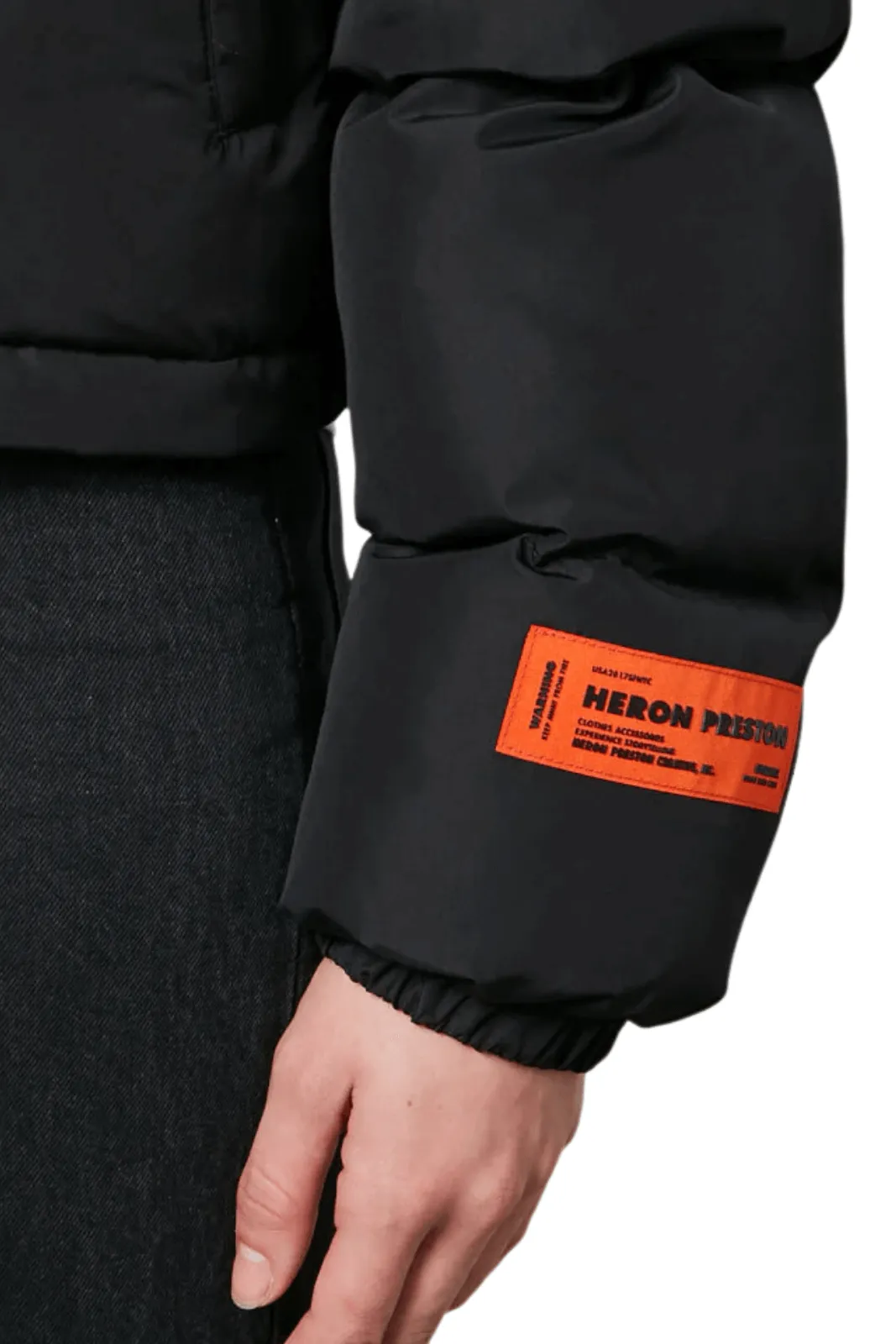 Heron Preston Shell Puffer Black Jacket