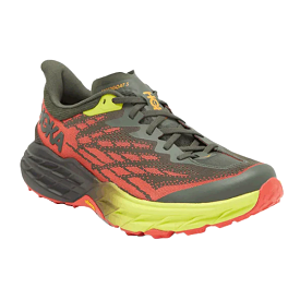 HOKA Men's Speedgoat 5 Thyme/Fiesta