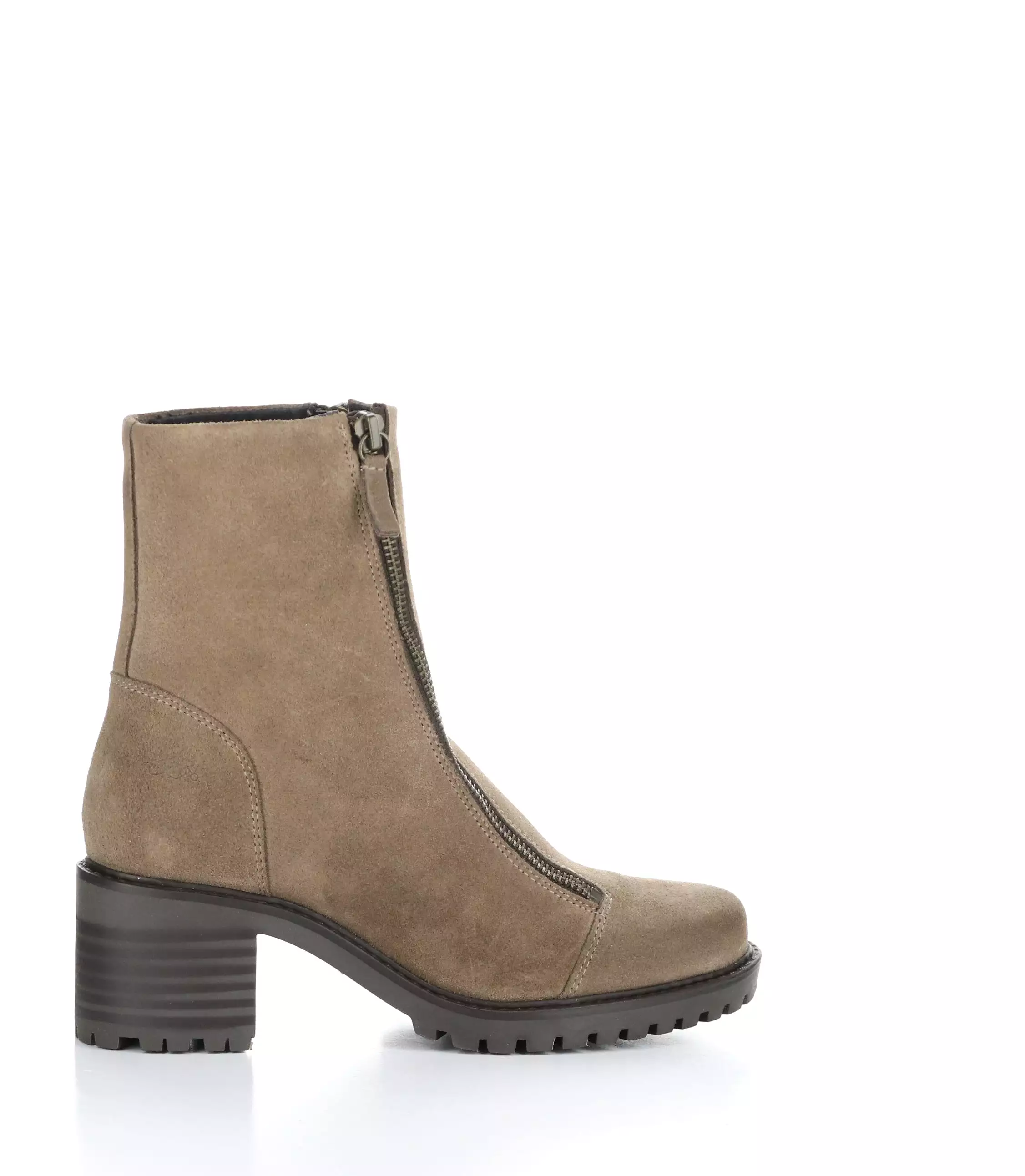 INGLE TAUPE Round Toe Boots