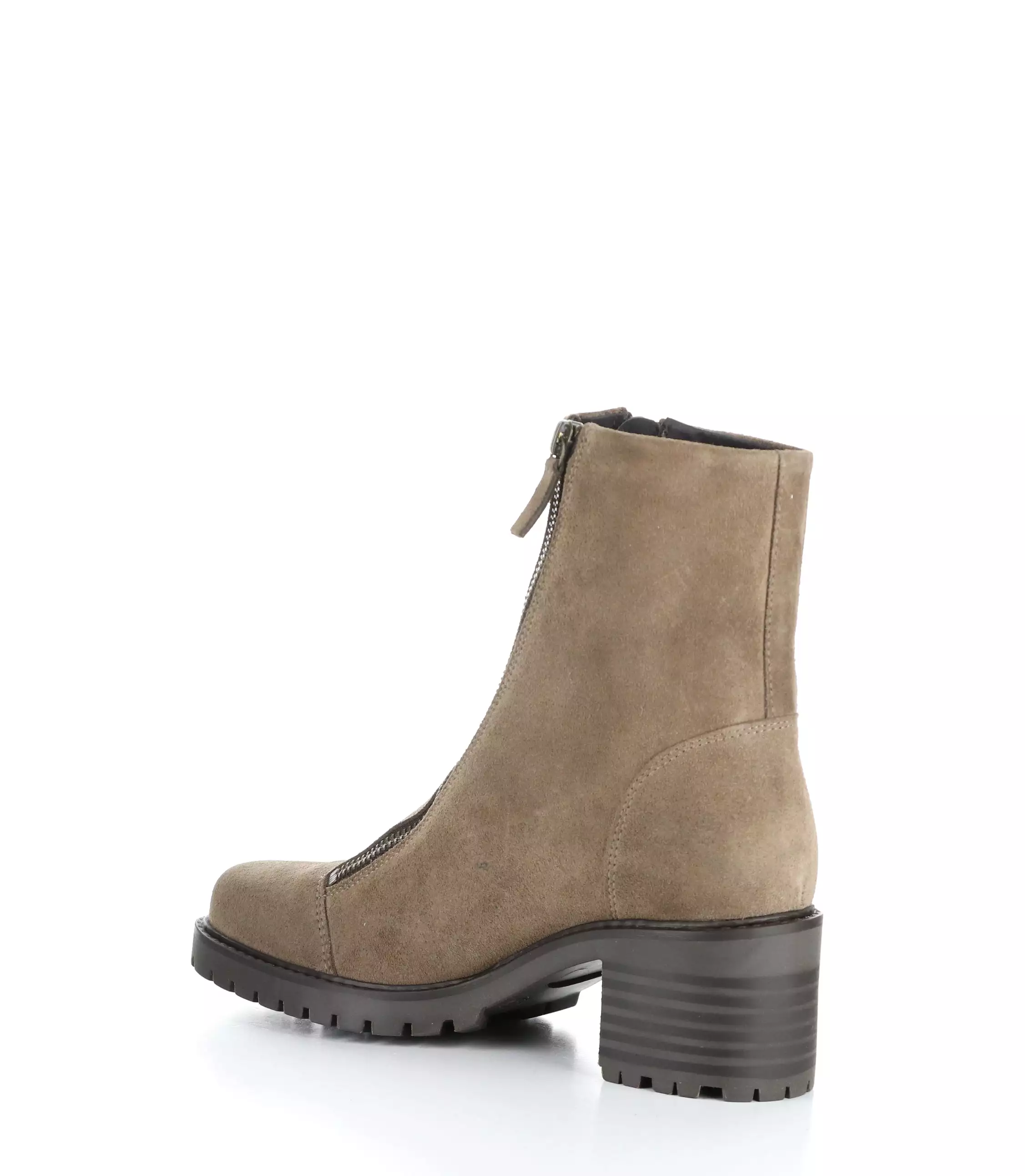 INGLE TAUPE Round Toe Boots