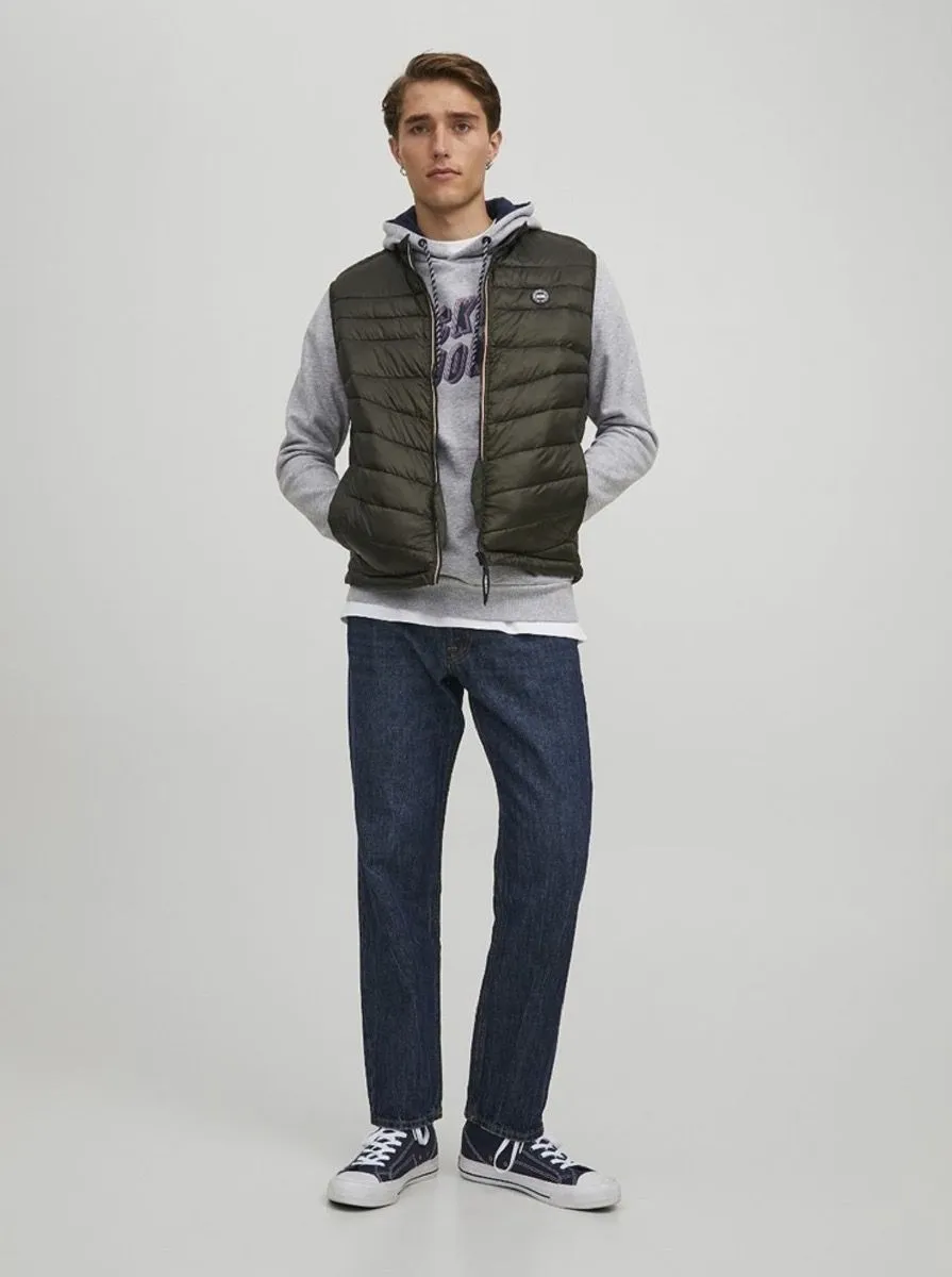 Jack & Jones Hero Puffer Bodywarmer Gilet Rosin