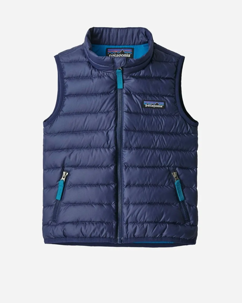 Kids Down Sweater Vest - Classic Navy