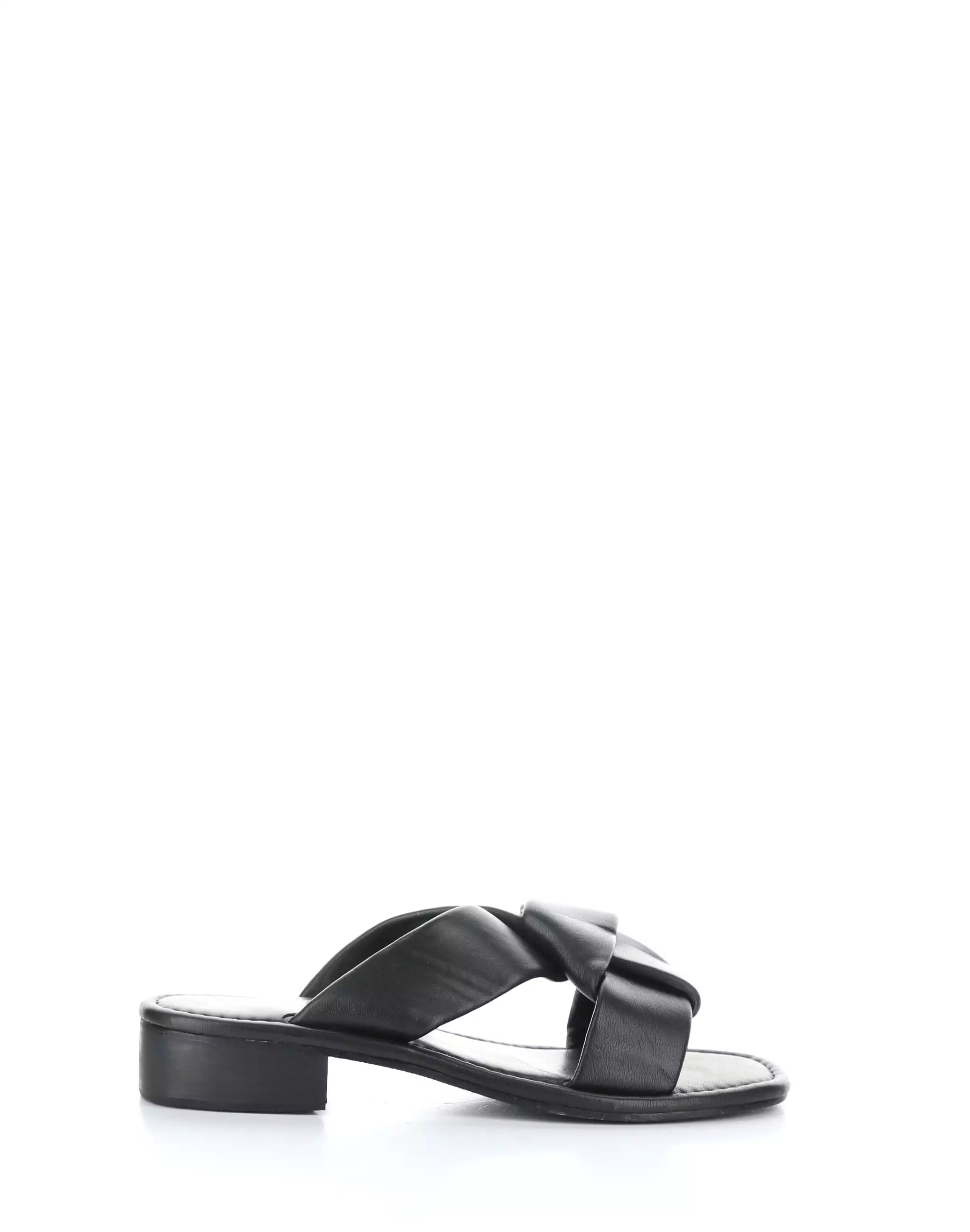 KNICK BLACK Round Toe Sandals