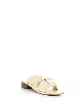 KNICK CREAM Round Toe Sandals