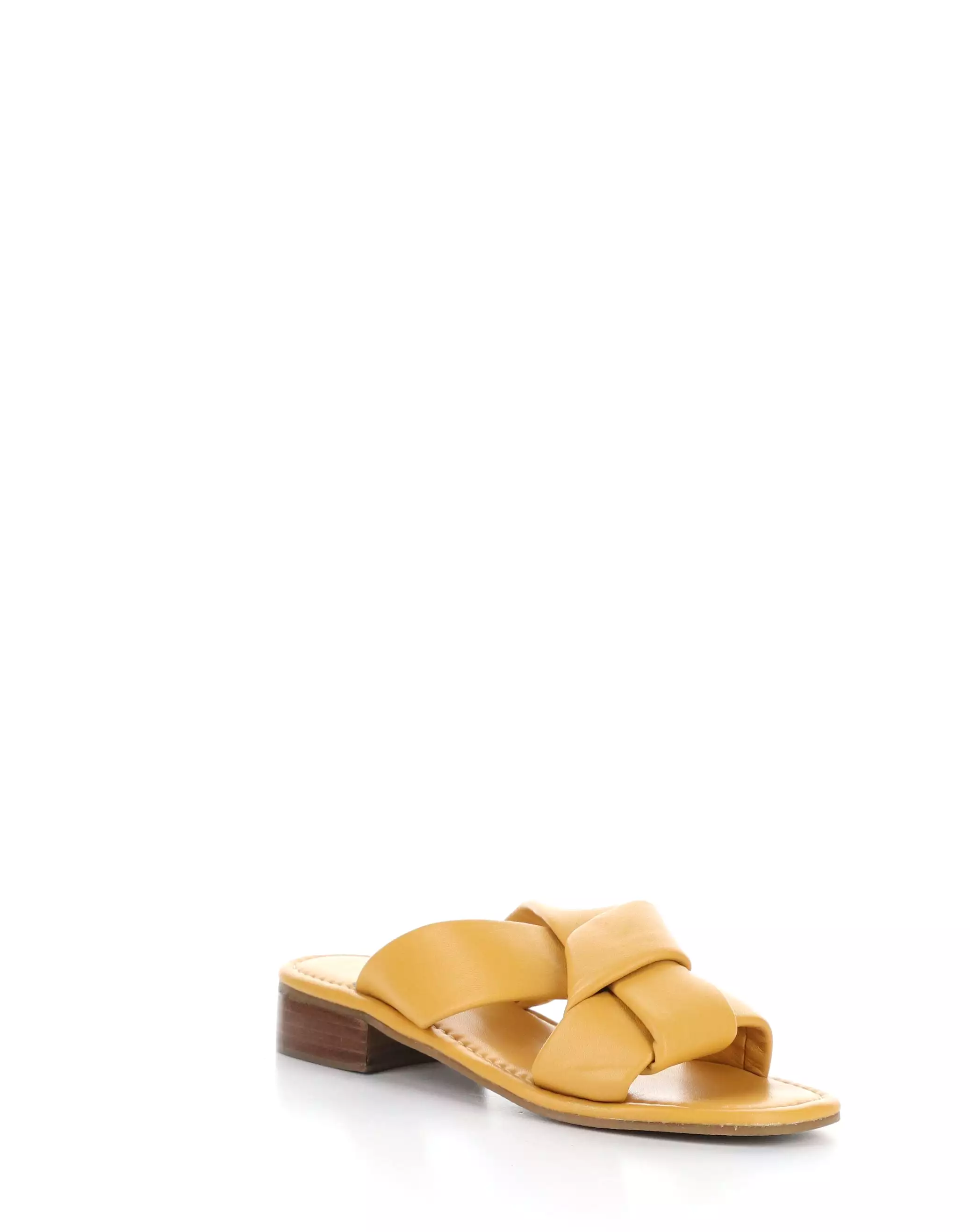 KNICK MUSTARD Round Toe Sandals