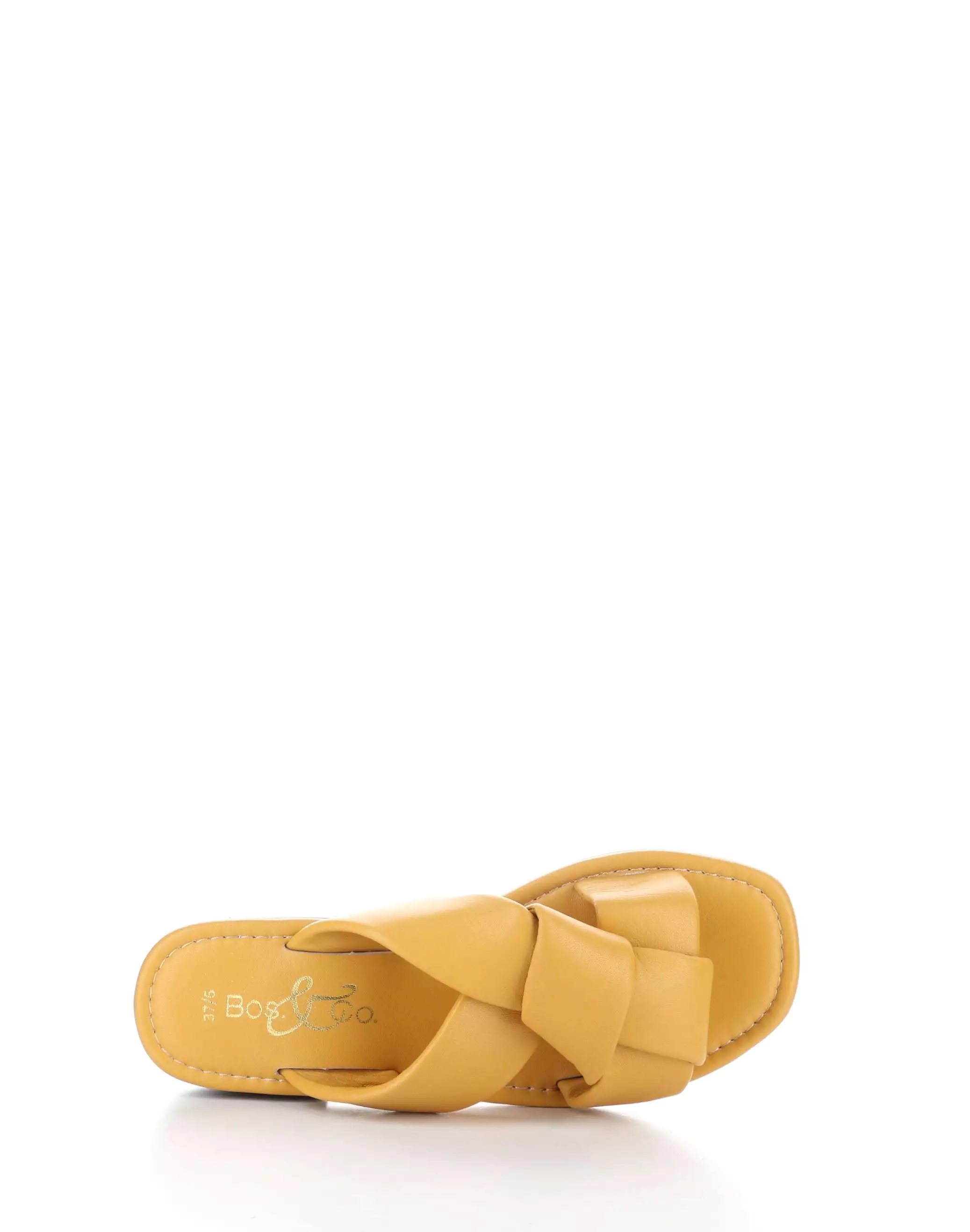 KNICK MUSTARD Round Toe Sandals