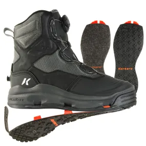 Korkers Darkhorse Wading Boot - Felt & Kling On