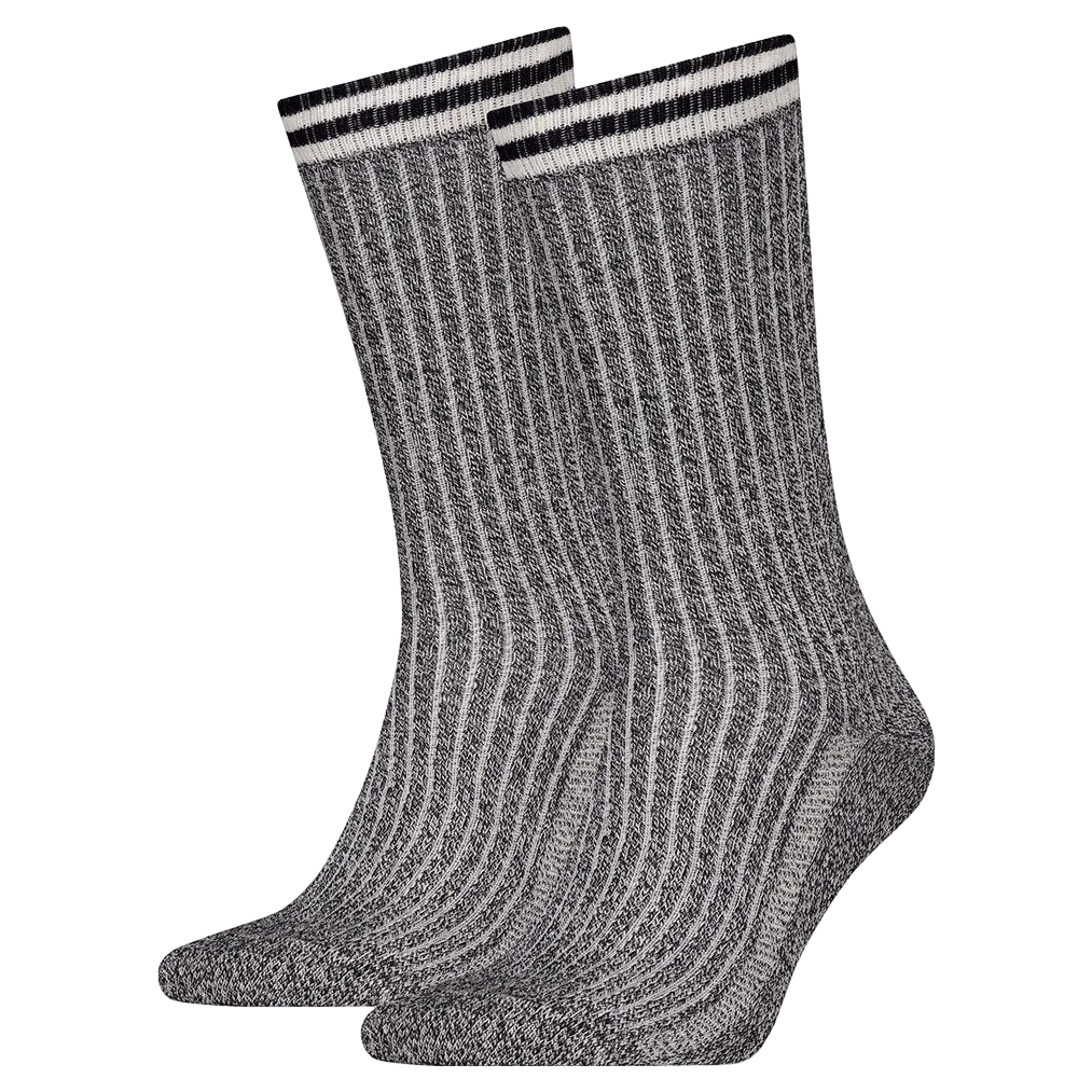 Levi's Reg Cut Boot Socks Mouline 2 Pack