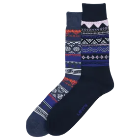 Levi's Regular Cut Fairisle Boot Socks