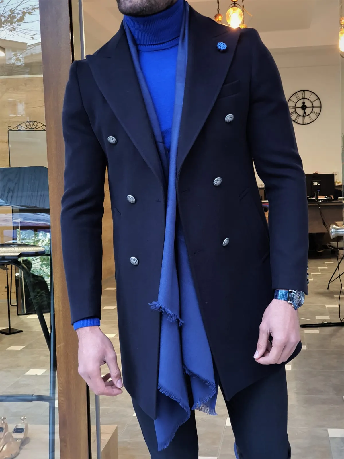 Lexico NavyBlue Coat