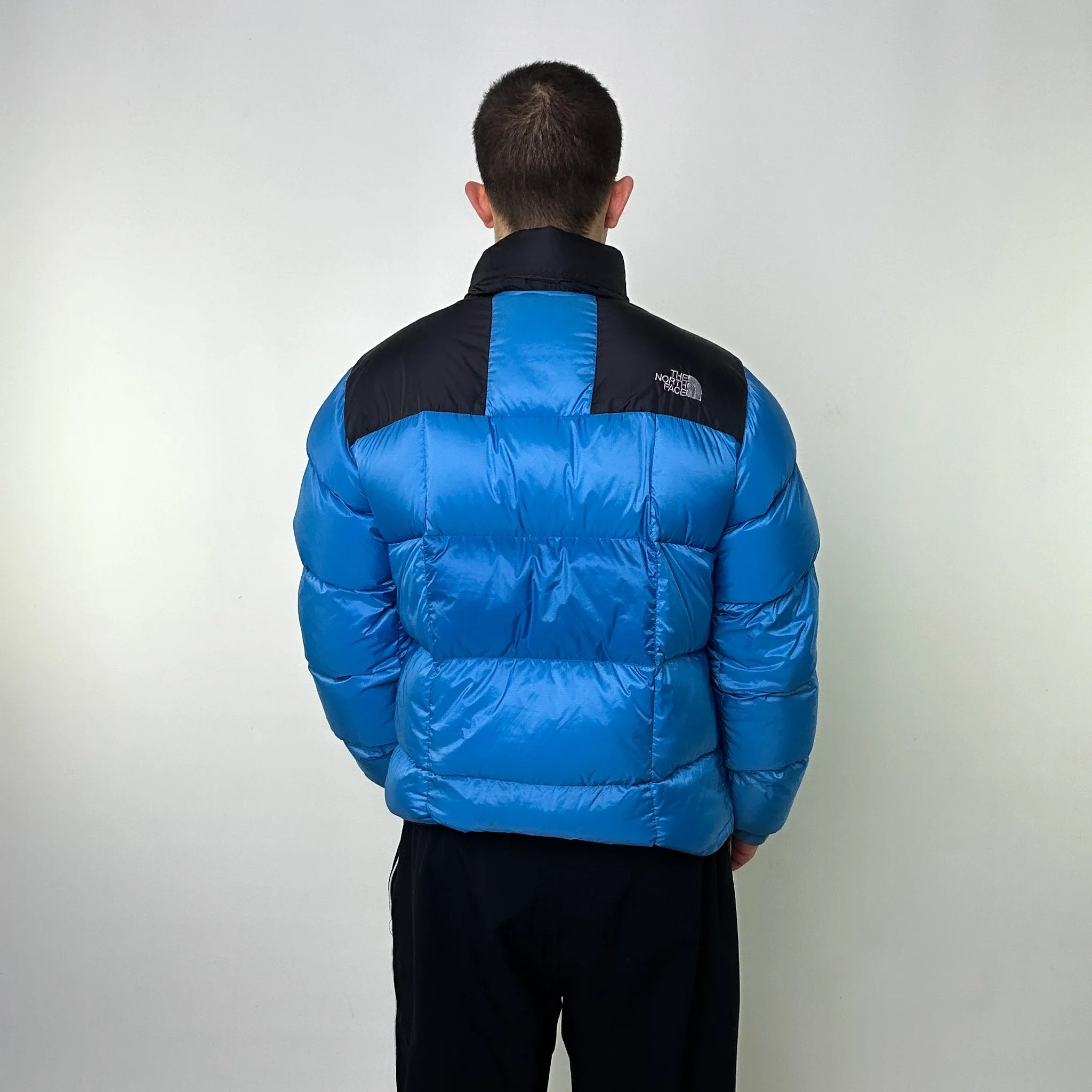 Light Blue y2ks The North Face 800 Summit Series Puffer Jacket Coat (XL)