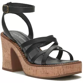 Lucky Brand Womens Taiza Leather Strappy Platform Sandals