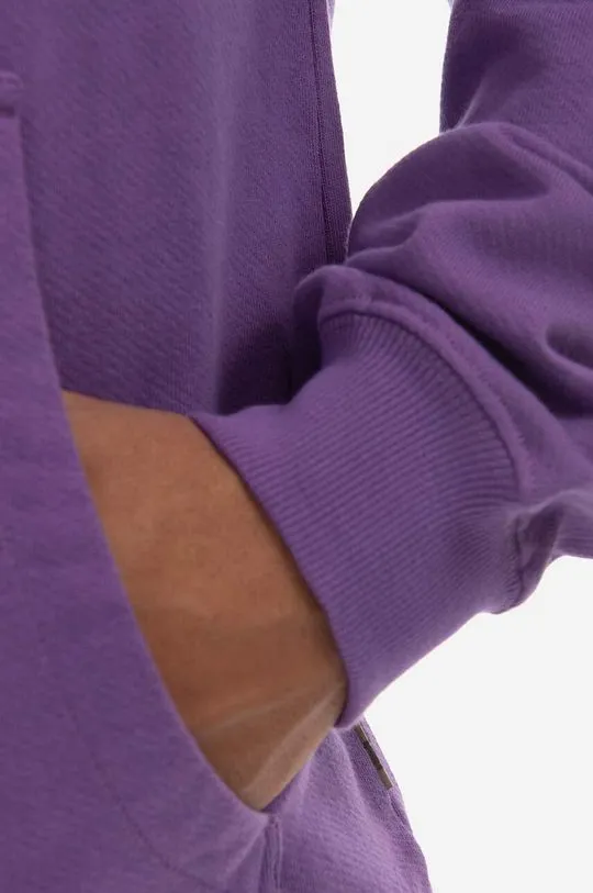 Maharishi cotton sweatshirt men's violet color