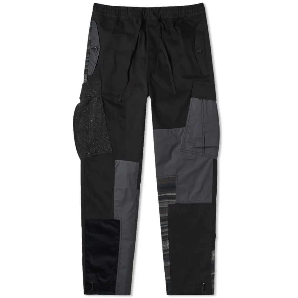 Maharishi M51 Patchwork Track PantBlack & Black