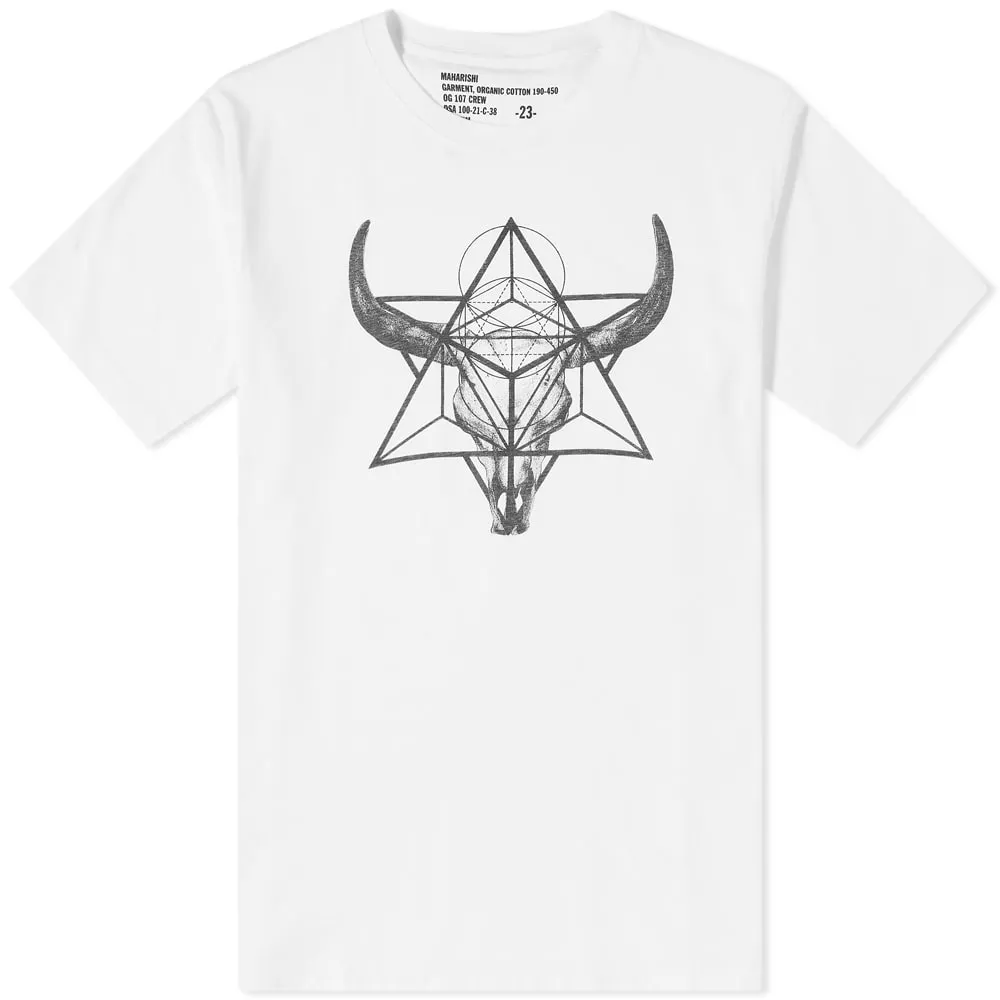 Maharishi Myoshka x Maha Lunar Ox T-ShirtWhite