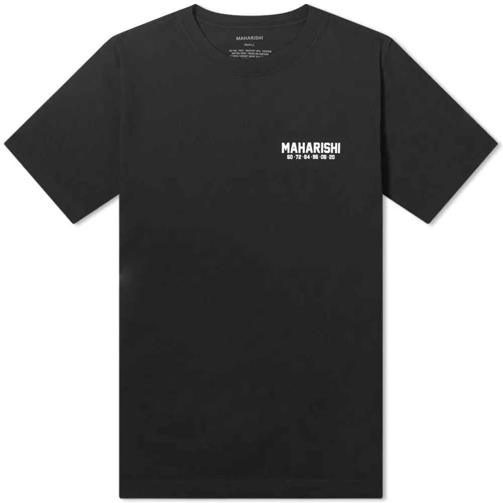 Maharishi Peace Rat Organic T-ShirtBlack