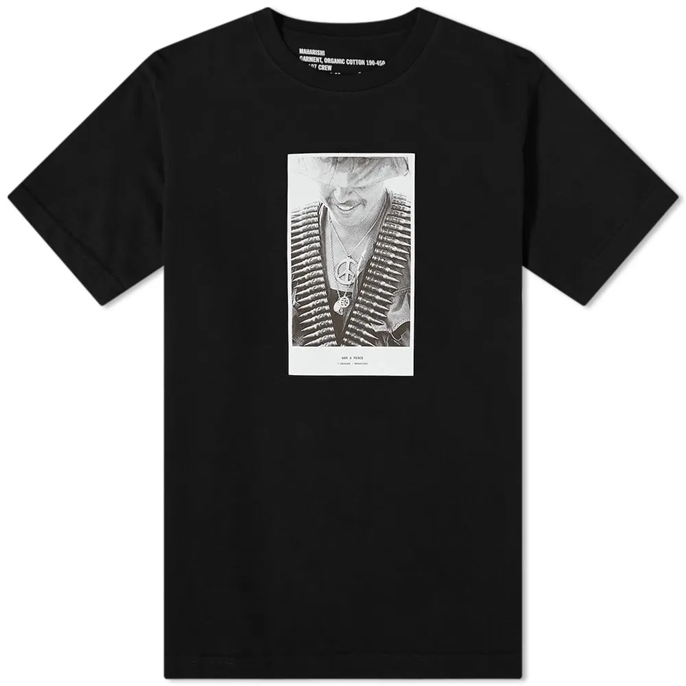 Maharishi War & Peace Tim Page T-ShirtBlack