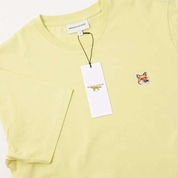 MAISON KITSUNE  |Crew Neck Unisex Plain Cotton Logo Designers