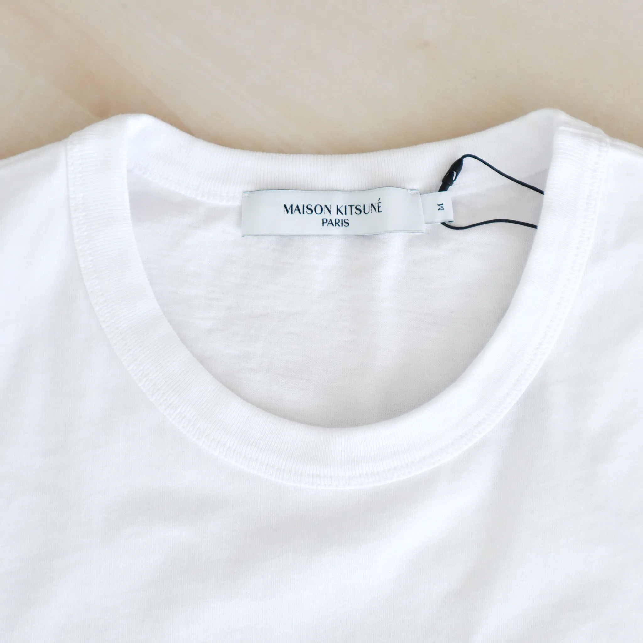 MAISON KITSUNE  |Crew Neck Unisex Plain Cotton Short Sleeves Logo Designers