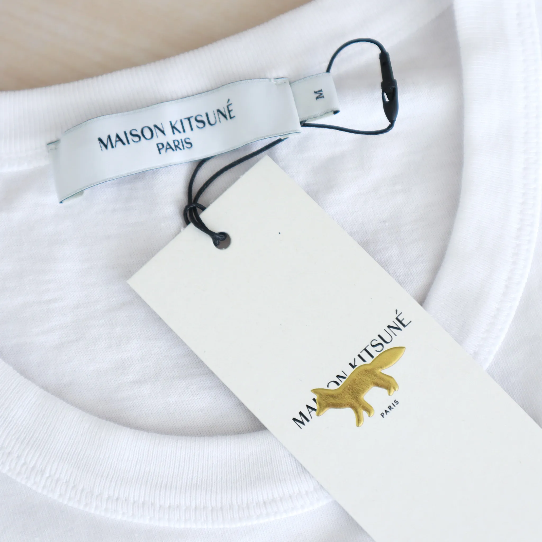 MAISON KITSUNE  |Crew Neck Unisex Plain Cotton Short Sleeves Logo Designers