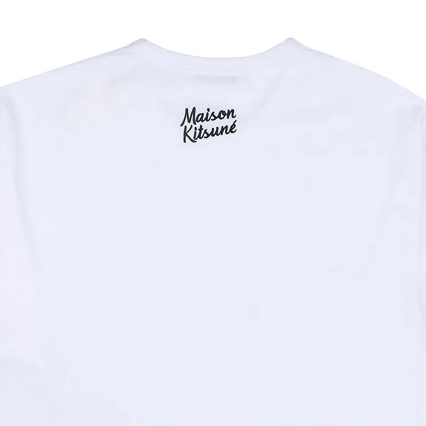 MAISON KITSUNE  |Unisex Street Style Cotton Short Sleeves Logo Designers