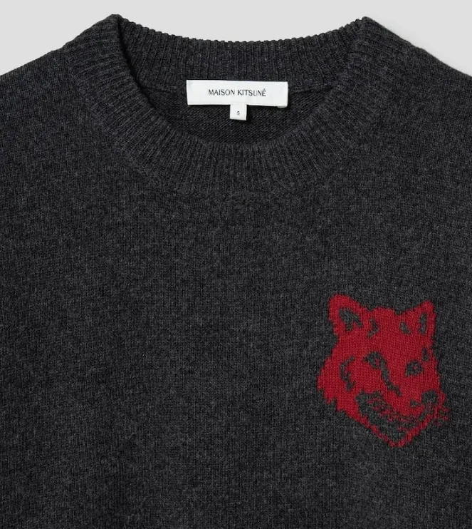 MAISON KITSUNE  |Unisex Street Style Plain Other Animal Patterns Logo