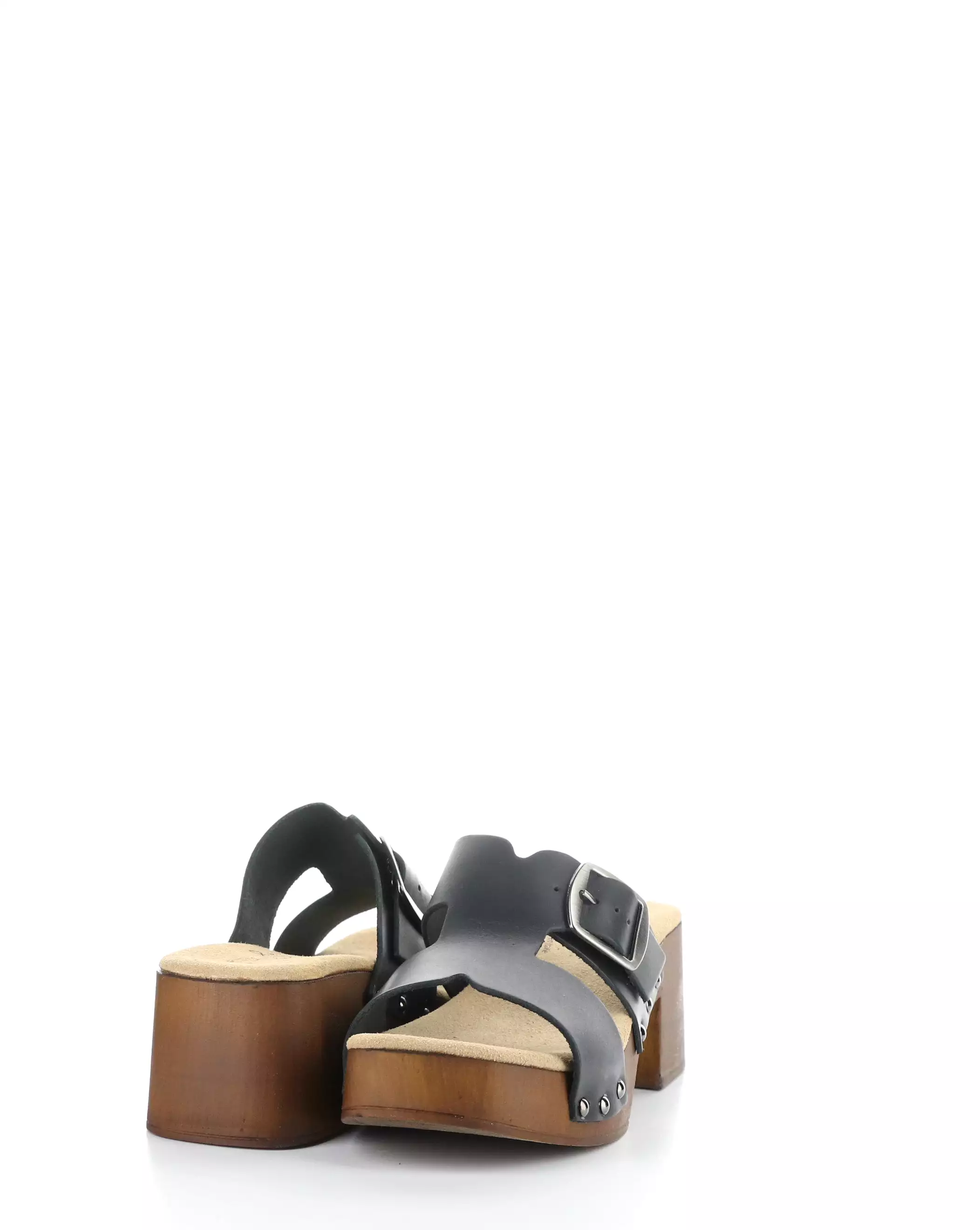 MARIS BLACK Slip-on Sandals