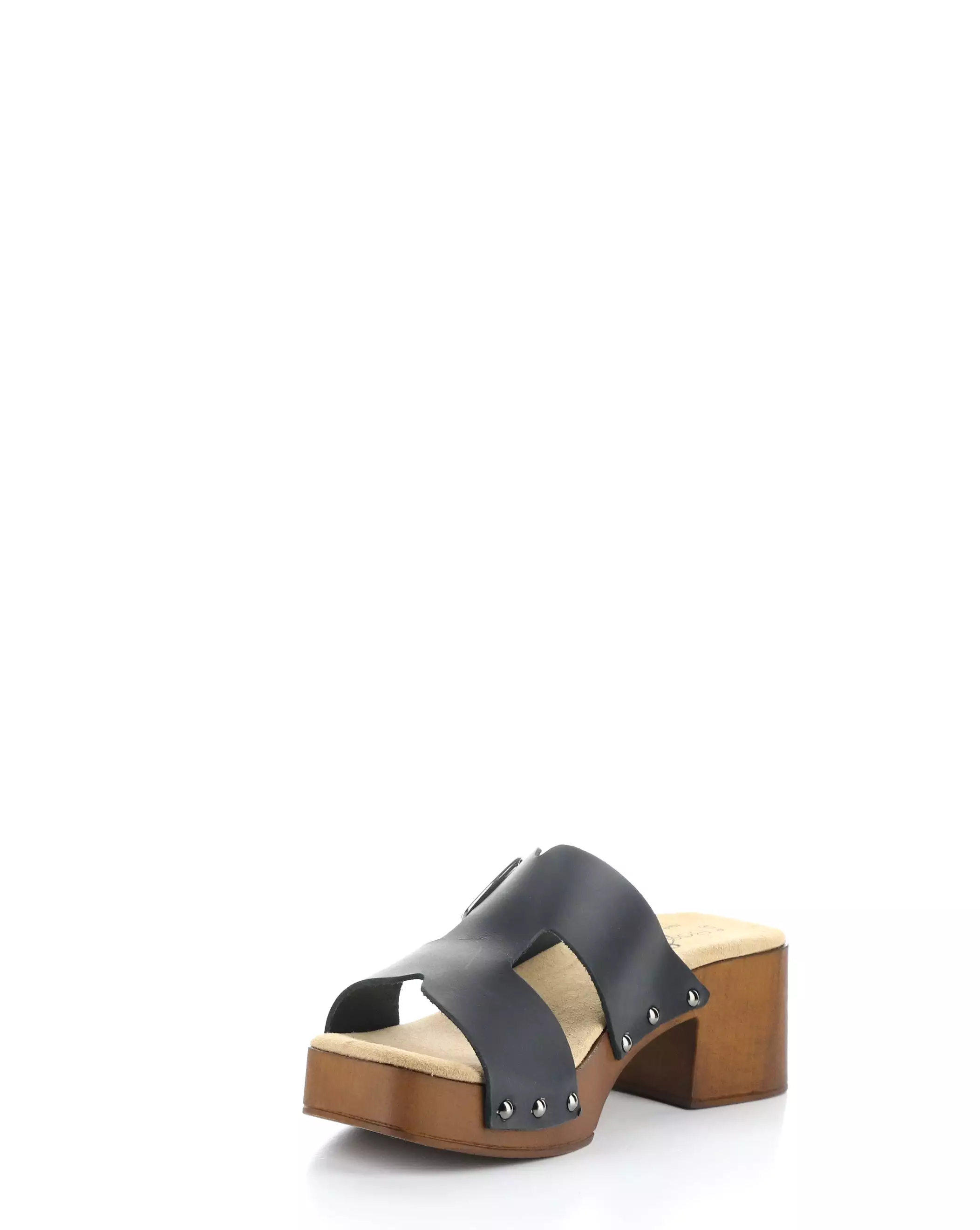 MARIS BLACK Slip-on Sandals