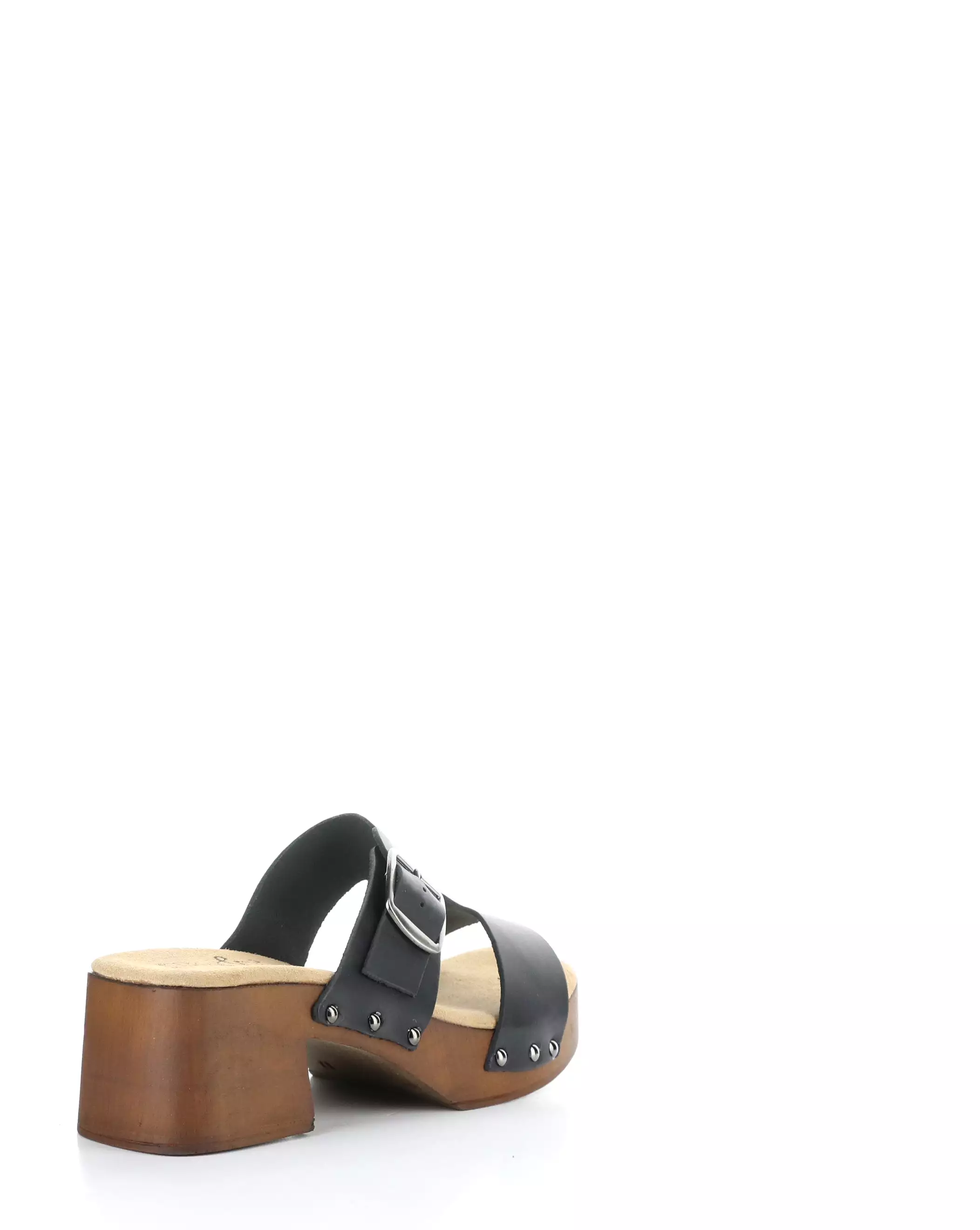 MARIS BLACK Slip-on Sandals