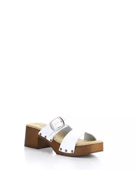 MARIS WHITE Slip-on Sandals