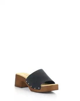 MARLY BLACK Slip-on Sandals