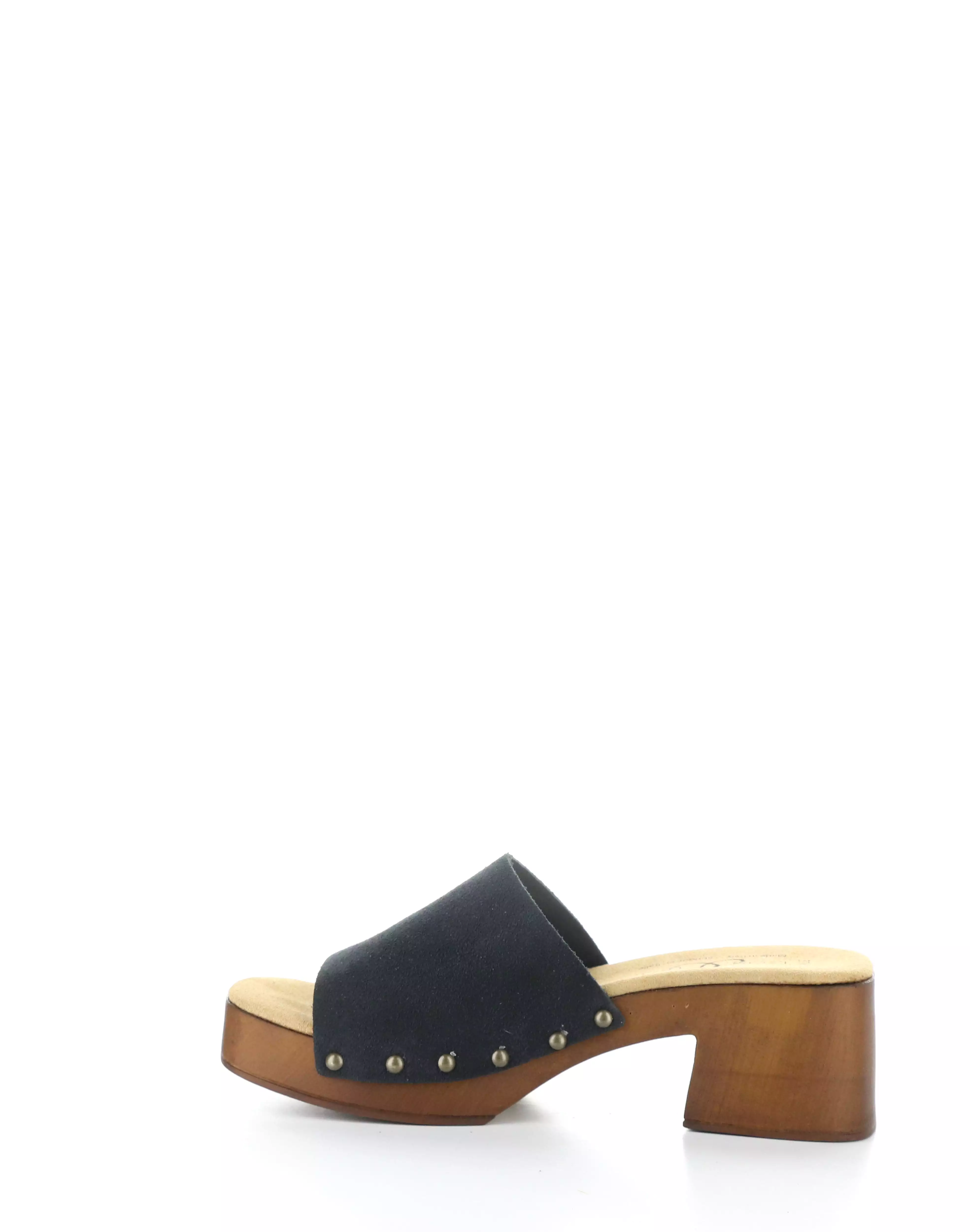 MARLY BLACK Slip-on Sandals