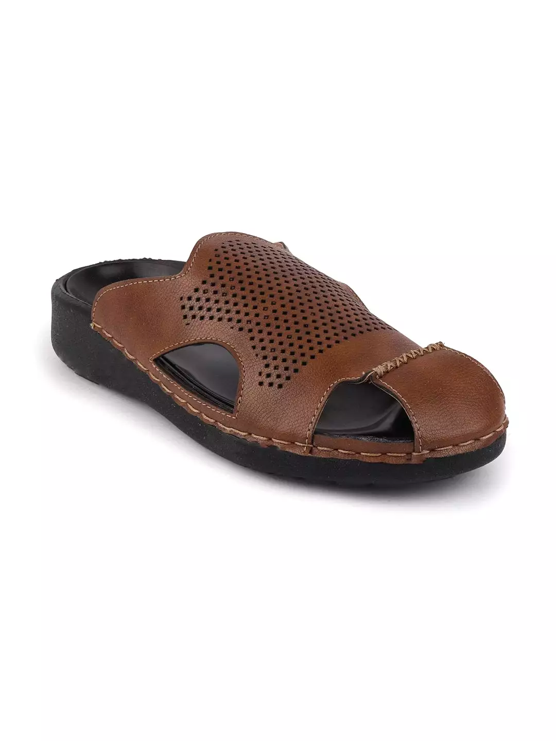 Men Tan Casual Slip-On Fishermen Sandals