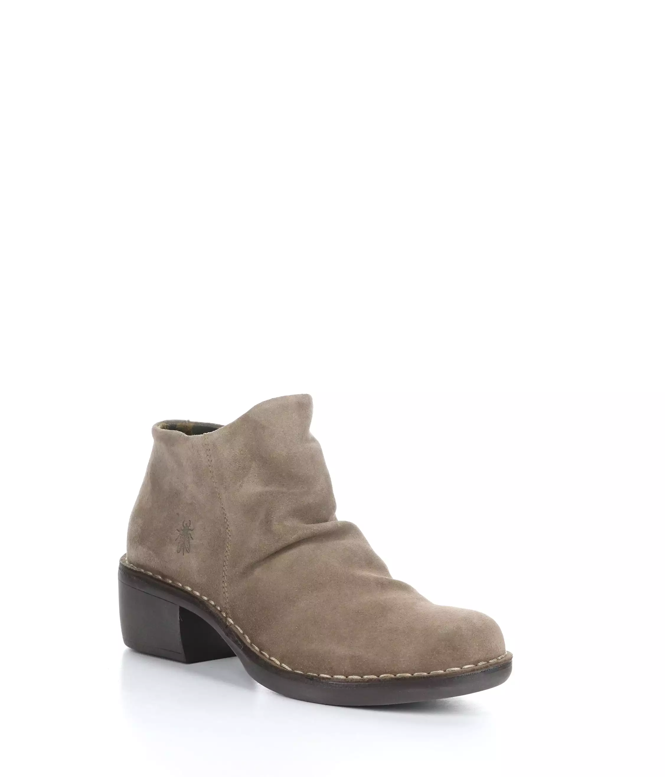 MERK093FLY 004 TAUPE Round Toe Boots