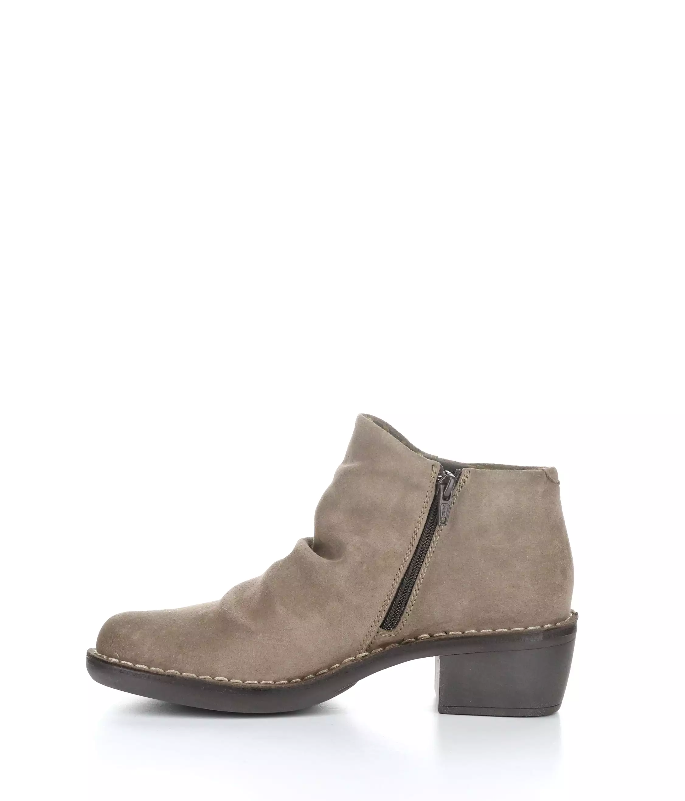 MERK093FLY 004 TAUPE Round Toe Boots