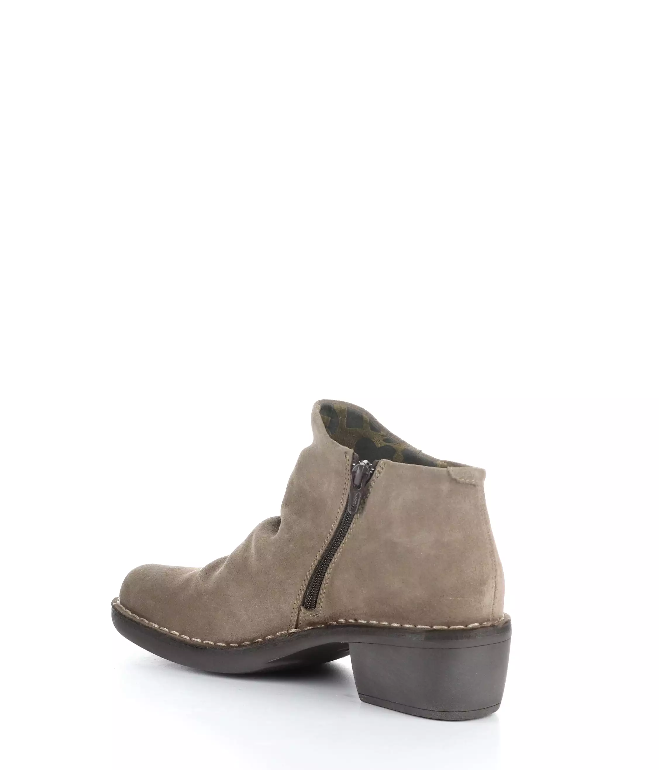 MERK093FLY 004 TAUPE Round Toe Boots