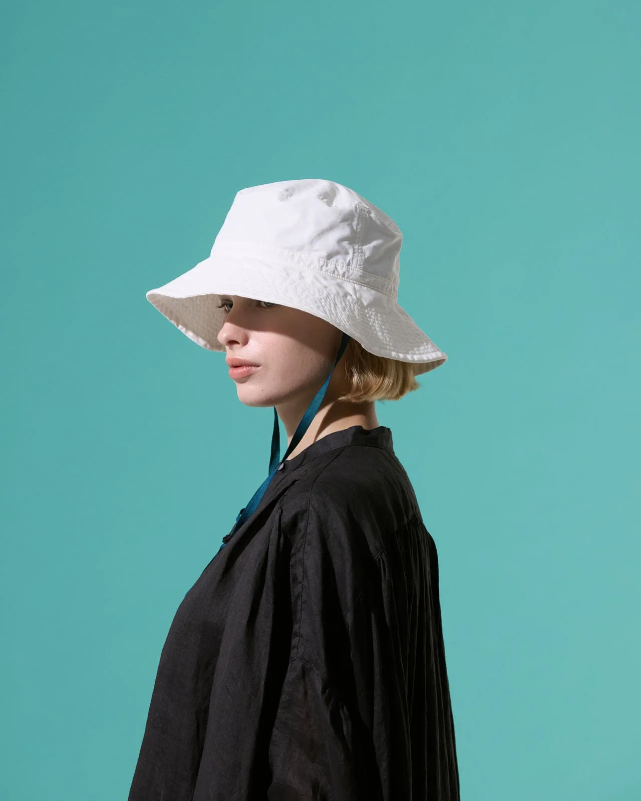 Milai Cotton Bucket Hat by Maison Enku