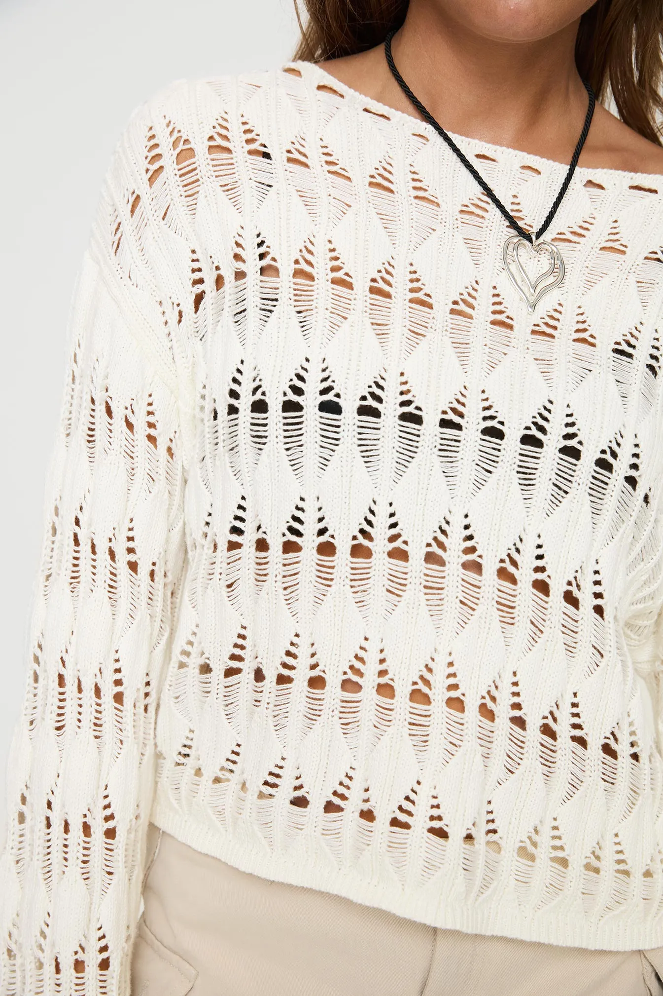 Mistic Knit Sweater Cream