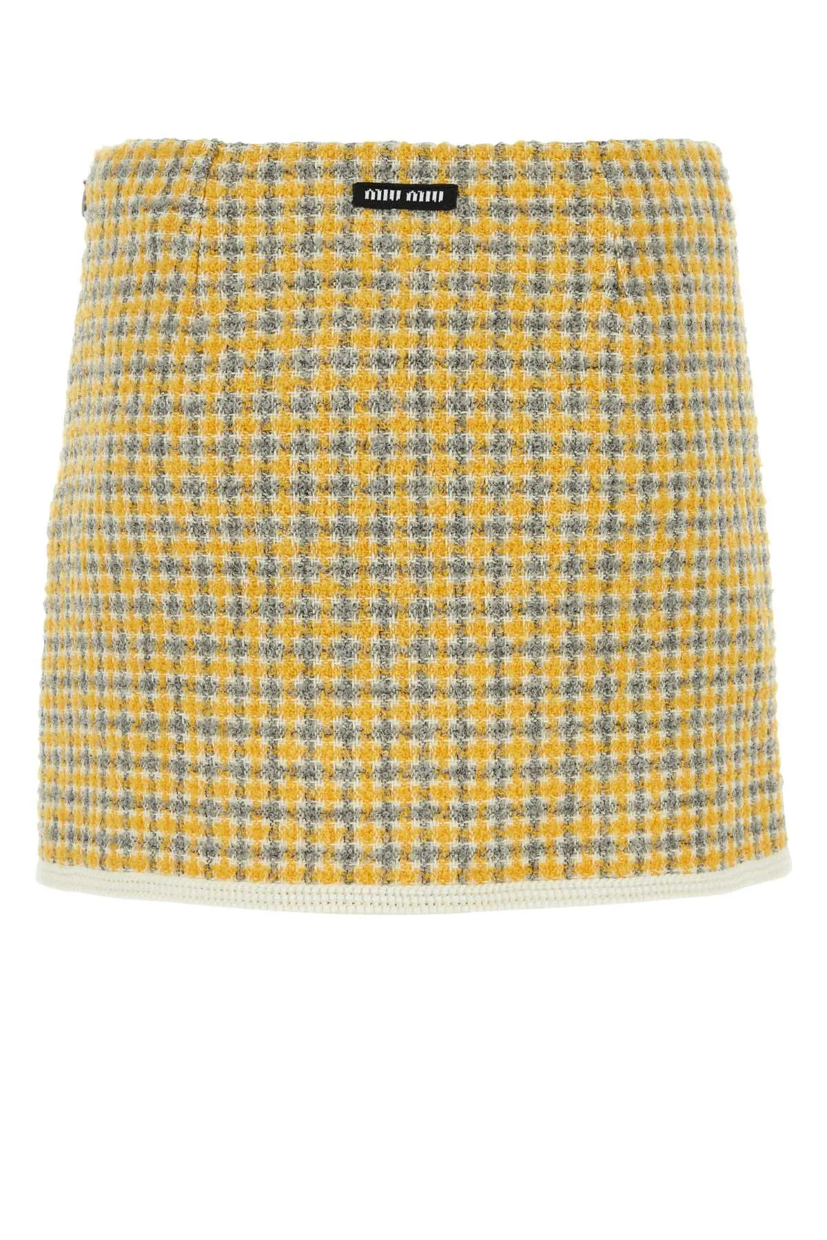 Miu Miu Two Tone Boucl Mini Skirt