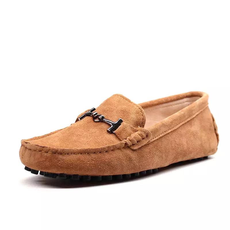 MIYAGINA Men Flats Handmade Casual Leather Moccasin Driving Shoes