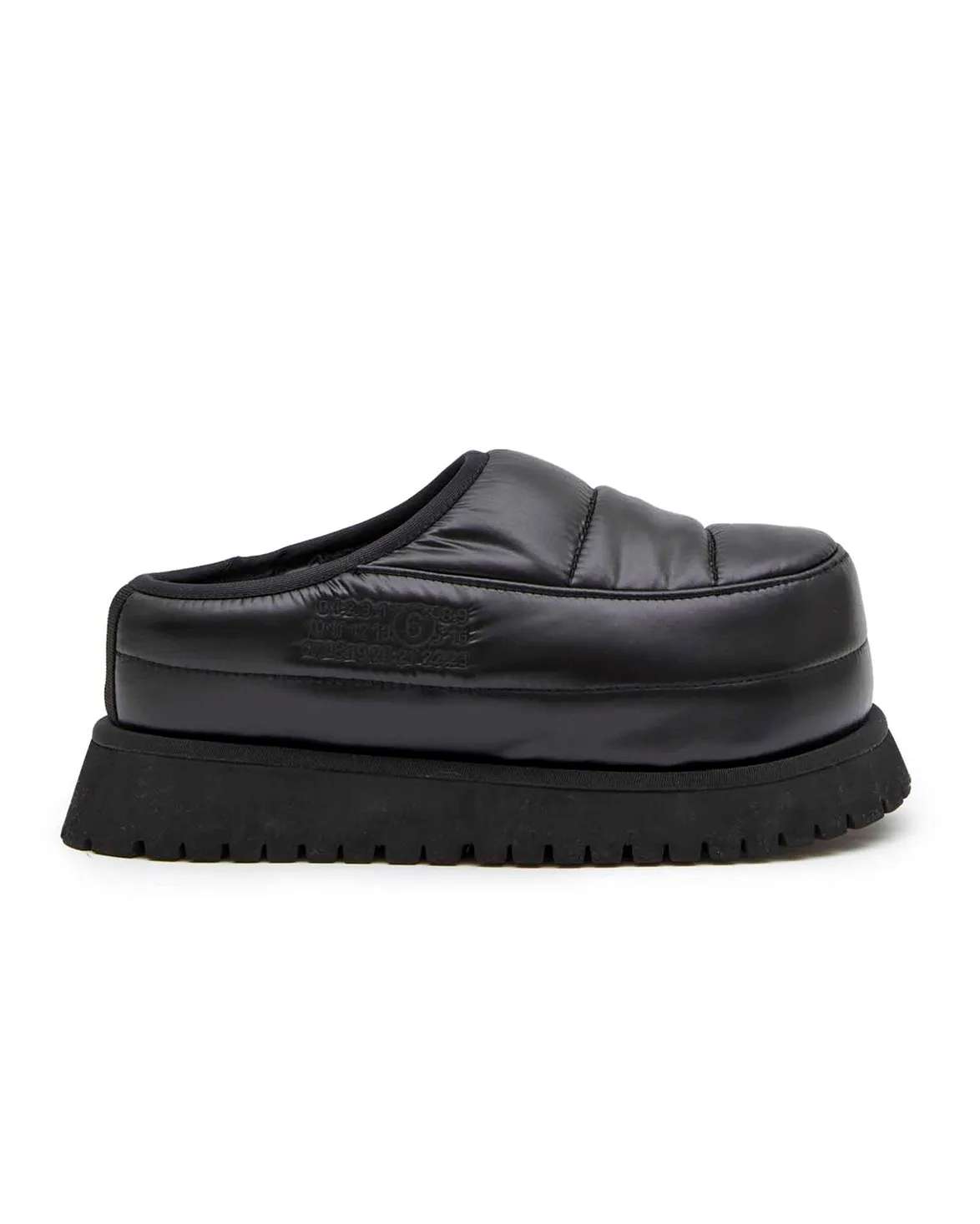 MM6 Maison Margiela Chunky Padded Slippers Black