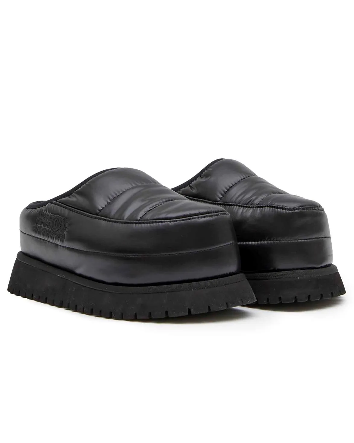 MM6 Maison Margiela Chunky Padded Slippers Black