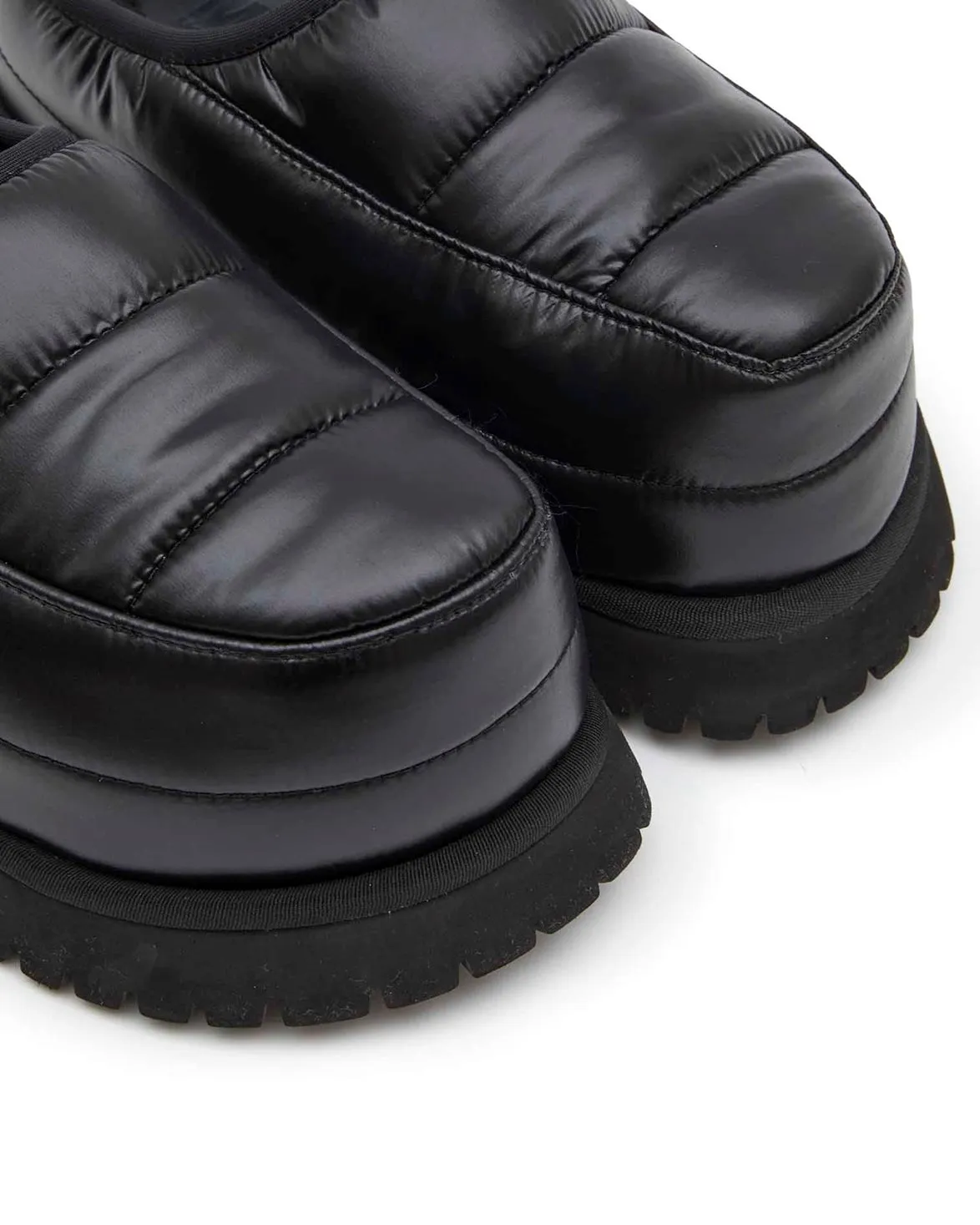 MM6 Maison Margiela Chunky Padded Slippers Black