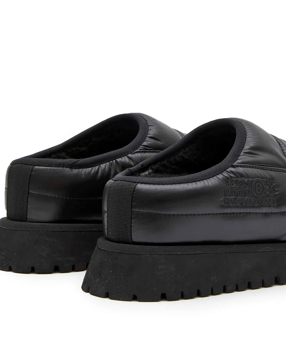 MM6 Maison Margiela Chunky Padded Slippers Black